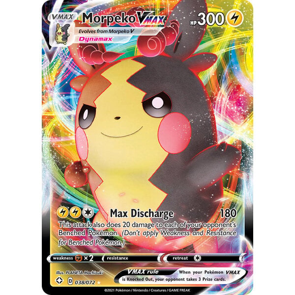 Pokemon Morpeko VMAX (038) Lightly Played Holofoil