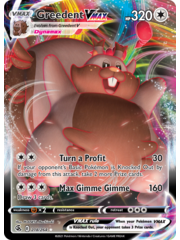Pokemon Greedent VMAX (218) Lightly Played Holofoil