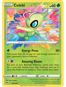 Pokemon Celebi (009) Lightly Played Holofoil