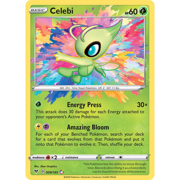 Pokemon Celebi (009) Lightly Played Holofoil