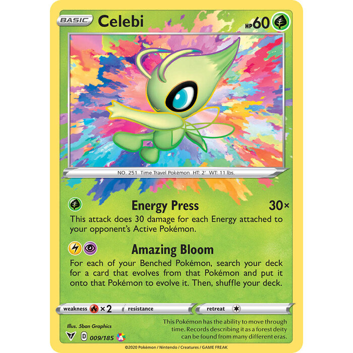 Pokemon Celebi (009) Lightly Played Holofoil