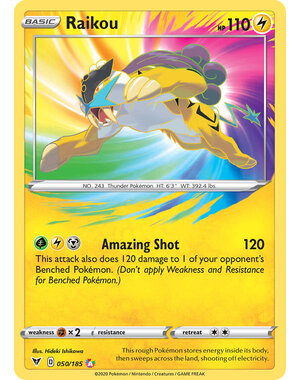 Pokemon Raikou (050) Lightly Played Holofoil