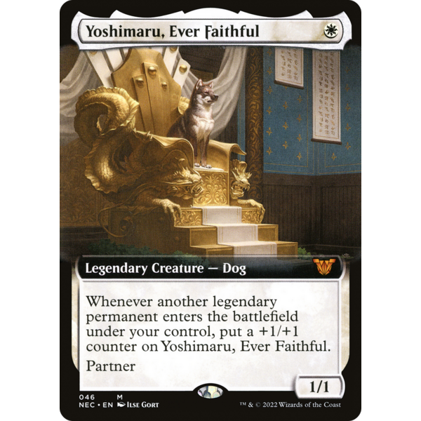 Magic: The Gathering Yoshimaru, Ever Faithful (Extended Art) (046) Lightly Played