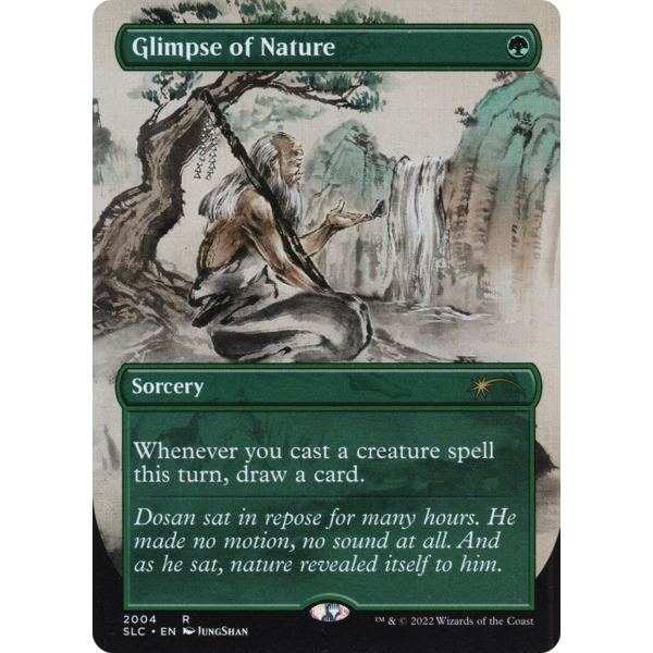 Magic: The Gathering Glimpse of Nature (2004) Lightly Played