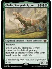 Magic: The Gathering Ghalta, Stampede Tyrant (185) Lightly Played