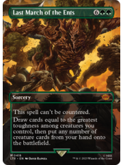 Magic: The Gathering Last March of the Ents (Borderless) (418) Near Mint