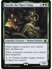 Magic: The Gathering Saryth, the Viper's Fang (197) Lightly Played