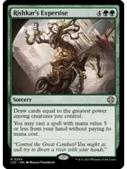 Magic: The Gathering Rishkar's Expertise (130) Lightly Played