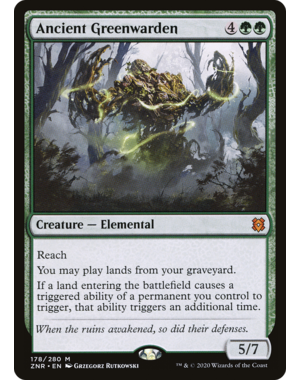 Magic: The Gathering Ancient Greenwarden (178) Lightly Played