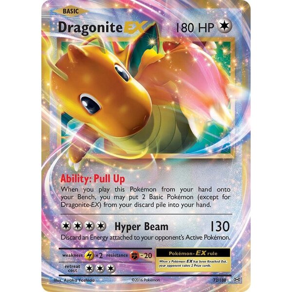 Pokemon Dragonite EX (072) Lightly Played Holofoil