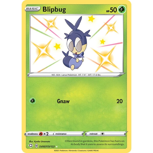 Pokemon Blipbug (SV007) Lightly Played Holofoil