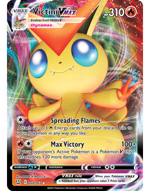 Pokemon Victini VMAX (022) Lightly Played Holofoil