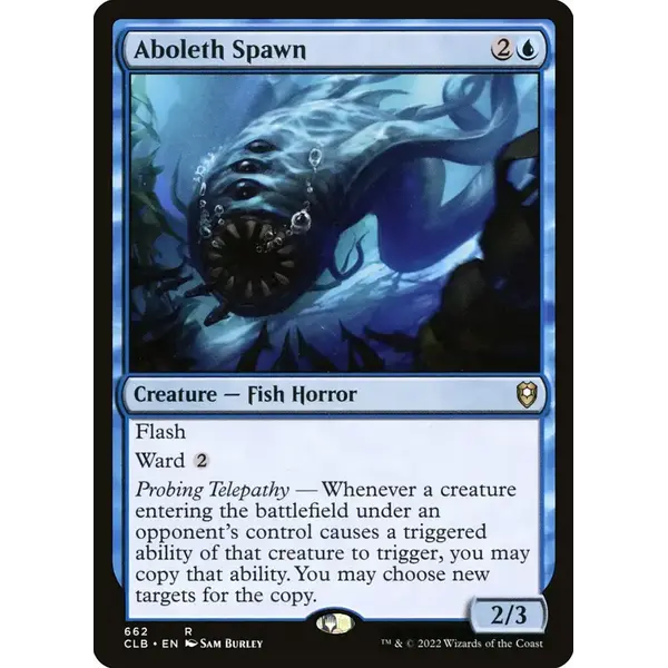 Magic: The Gathering Aboleth Spawn (662) Lightly Played