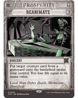 Magic: The Gathering Reanimate (018) Lightly Played