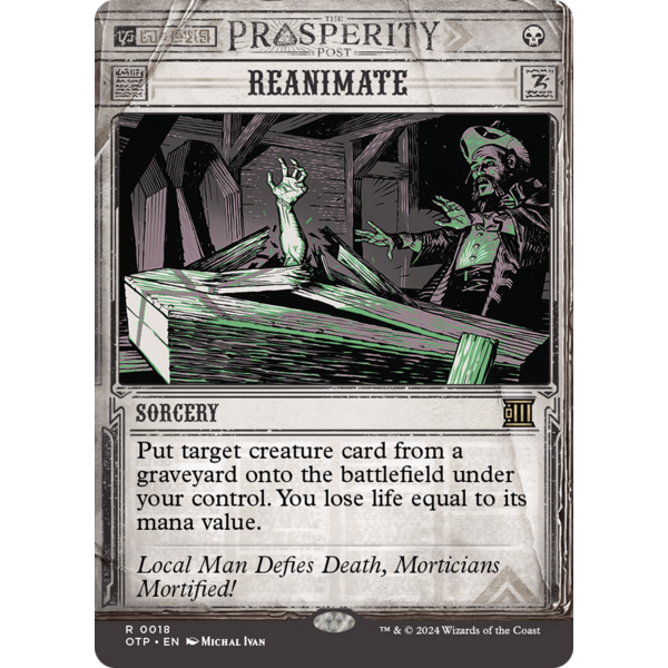 Magic: The Gathering Reanimate (018) Lightly Played