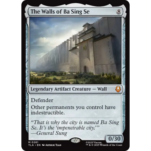 Magic: The Gathering The Walls of Ba Sing Se (261) Near Mint