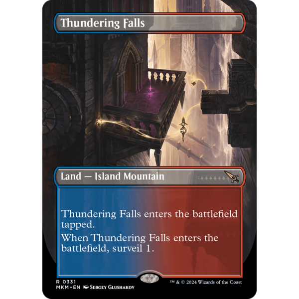 Magic: The Gathering Thundering Falls (Borderless) (331) Lightly Played
