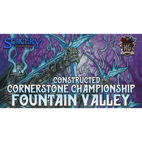 Erik's Curiosa Limited 7/11/26 Fountain Valley Sorcery Cornerstone Championship Constructed Saturday 11 AM