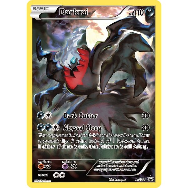 Pokemon Darkrai (XY114) Moderately Played Holofoil