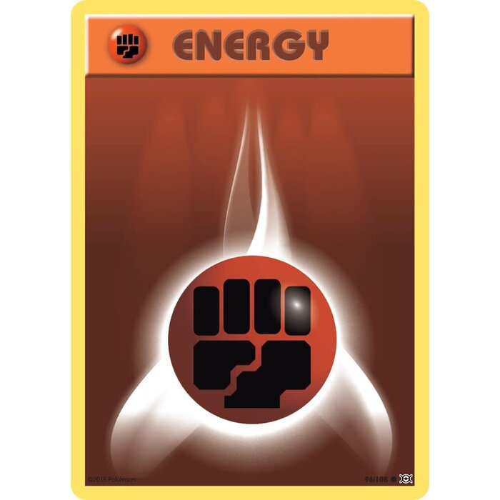 Pokemon Fighting Energy (096) Lightly Played Reverse Holofoil