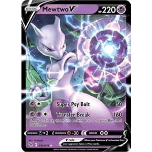 Pokemon Mewtwo V (030) Lightly Played Holofoil