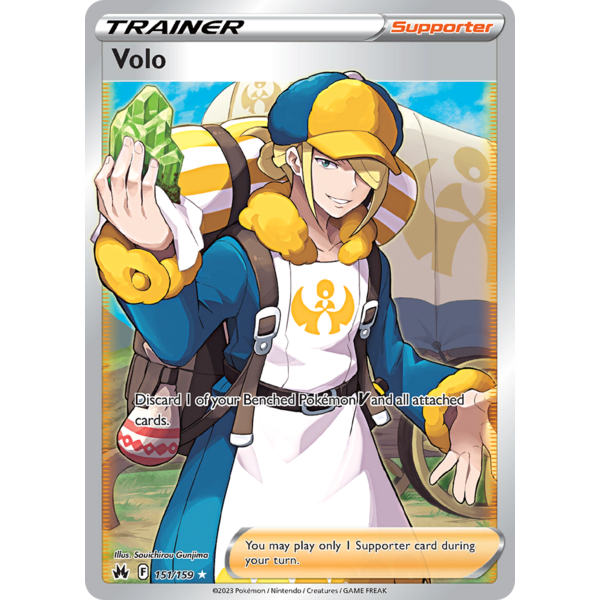 Pokemon Volo (Full Art) (151) Lightly Played Holofoil