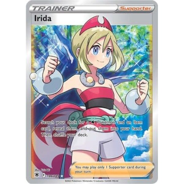 Pokemon Irida (Full Art) (186) Lightly Played Holofoil