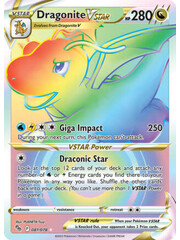 Pokemon Dragonite VSTAR (Secret) (081) Near Mint Holofoil