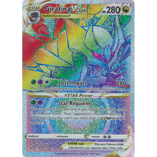 Pokemon Giratina VSTAR (Secret) (201) Near Mint Holofoil