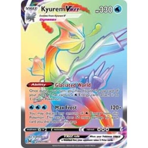 Pokemon Kyurem VMAX (Secret) (197) Lightly Played Holofoil