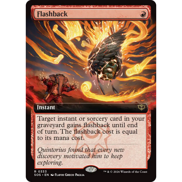 Magic: The Gathering Flashback (Extended Art) (333) Lightly Played Foil
