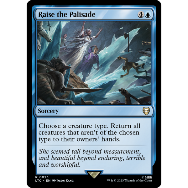 Magic: The Gathering Raise the Palisade (023) Lightly Played