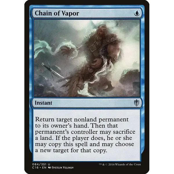 Magic: The Gathering Chain of Vapor (084) Lightly Played