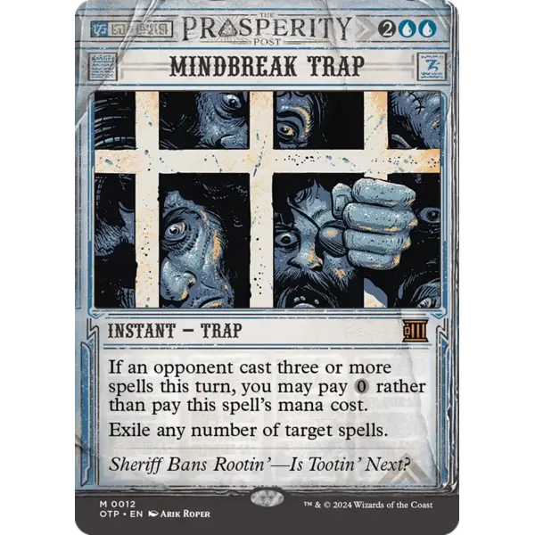 Magic: The Gathering Mindbreak Trap (012) Lightly Played