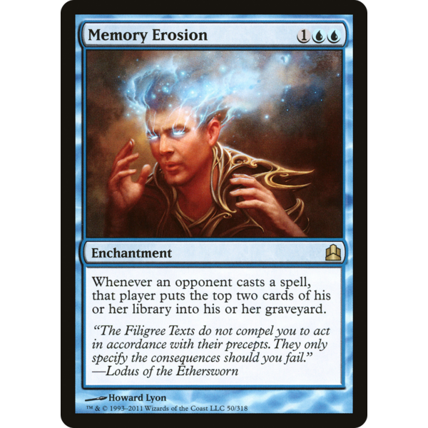 Magic: The Gathering Memory Erosion (050) Lightly Played