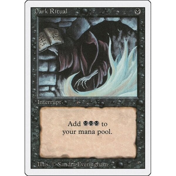 Magic: The Gathering Dark Ritual Moderately Played