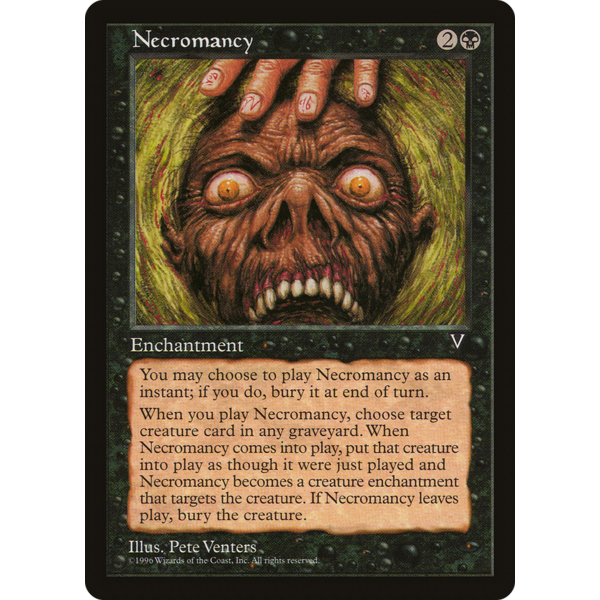 Magic: The Gathering Necromancy (064) Moderately Played