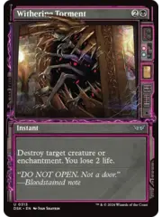 Magic: The Gathering Withering Torment (Showcase) (313) Lightly Played