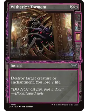 Magic: The Gathering Withering Torment (Showcase) (313) Lightly Played