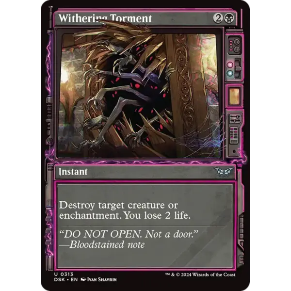 Magic: The Gathering Withering Torment (Showcase) (313) Lightly Played
