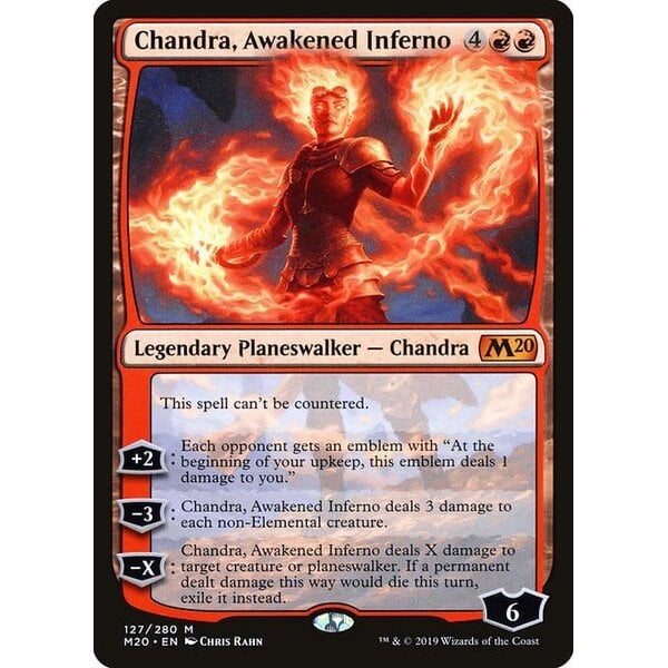 Magic: The Gathering Chandra, Awakened Inferno (127) Lightly Played