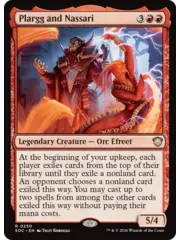 Magic: The Gathering Plargg and Nassari (018) Lightly Played