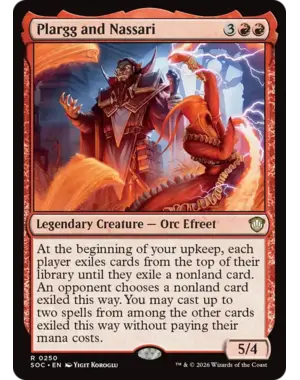 Magic: The Gathering Plargg and Nassari (018) Lightly Played