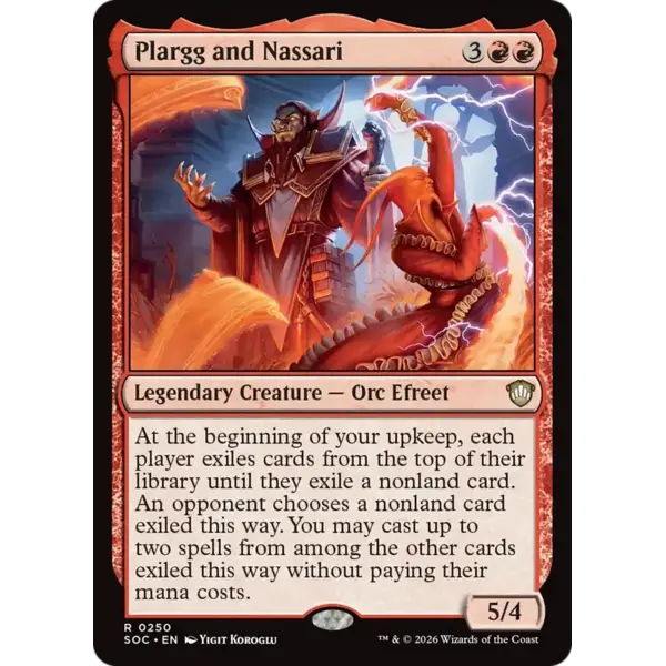 Magic: The Gathering Plargg and Nassari (018) Lightly Played