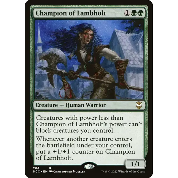 Magic: The Gathering Champion of Lambholt (115) Lightly Played