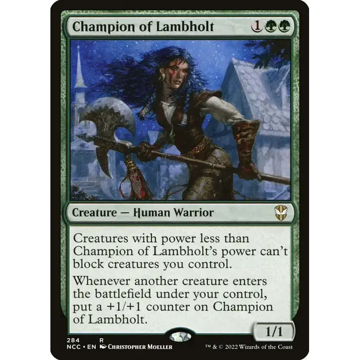 Magic: The Gathering Champion of Lambholt (115) Lightly Played