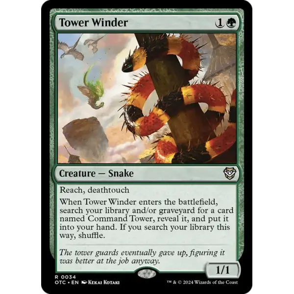 Magic: The Gathering Tower Winder (034) Lightly Played