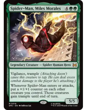 Magic: The Gathering Spider-Man, Miles Morales (018) Lightly Played