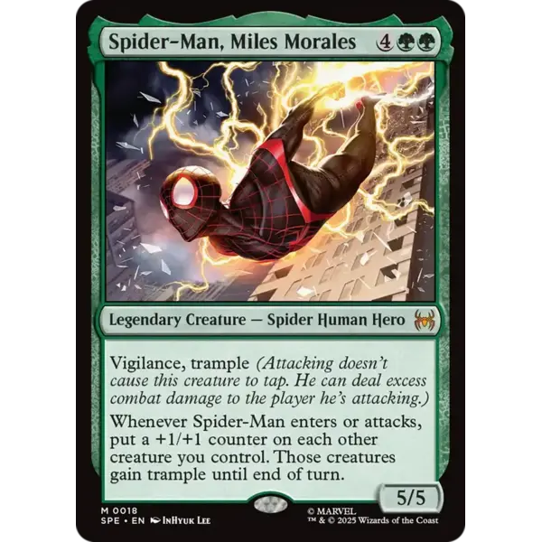 Magic: The Gathering Spider-Man, Miles Morales (018) Lightly Played