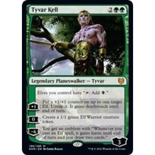 Magic: The Gathering Tyvar Kell (198) Lightly Played